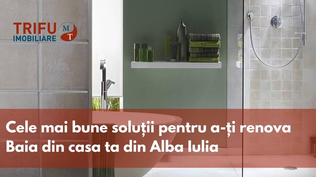 Cele mai bune solutii pentru a-ti renova baia din casa ta din Alba Iulia